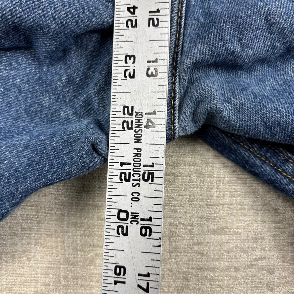 Vintage Levis 505 Mens 36x32 Distressed Jeans Thigh Faded Festival Denim